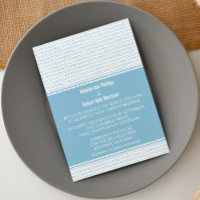 Invitación de matrimonio de código binario de Moda