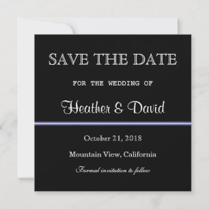 Invitación de matrimonio de fecha de guardado de p