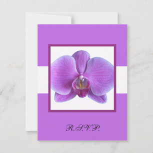 Invitación de matrimonio de la tarjeta de respuest