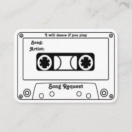 Invitación de matrimonio de solicitud de canción d
