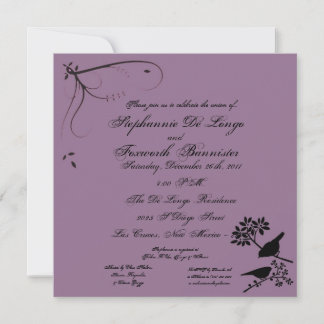 Invitación de matrimonio elegante de flor floral 5