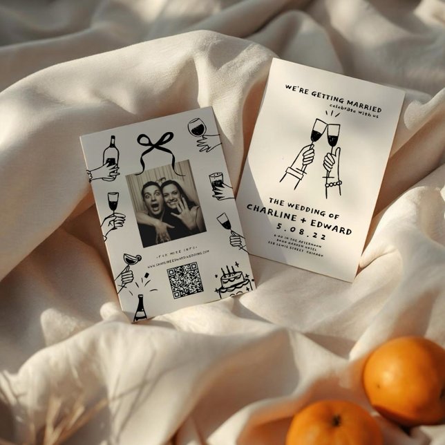 Invitación de matrimonio esgrimido por mano capric (Subido por el creador)