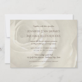 invitación de matrimonio floral simple y elegante