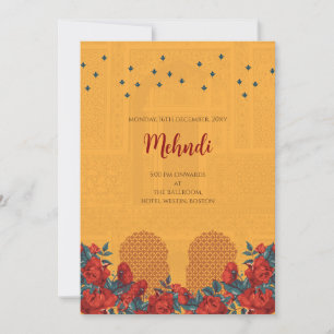 Invitación de Mehndi Invitación a una boda Digital