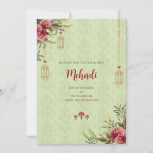 Invitación de Mehndi Invitaciones de boda digitale