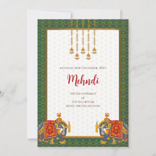 Invitación de Mehndi Invitaciones digitales de bod