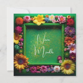 Invitación de Mendhi