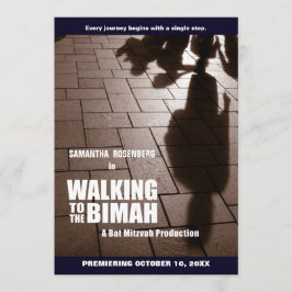 Invitación de Mitzvah Bimah del palo