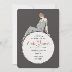 Invitación de Moda Art Déco