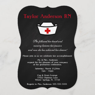 Invitación de moda de la graduación de la escuela