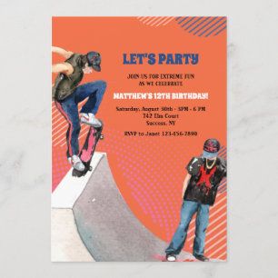 Invitación de monopatín