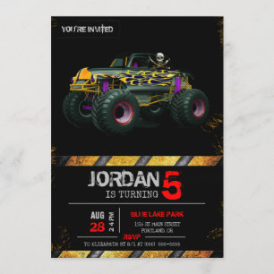 invitación de Monster Truck