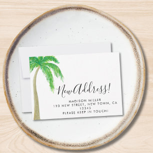 Invitación de movimiento de árbol de palmas de dir