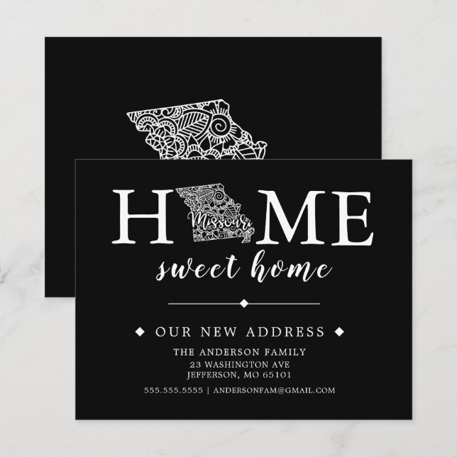 Invitación de movimiento de color modificable MISS (Anverso / Reverso)