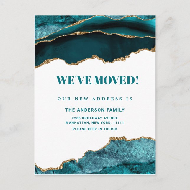 Invitación de movimiento de dirección nueva de Mar (Anverso)