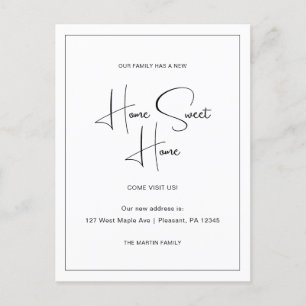 Invitación de movimiento de dirección nueva y dulc