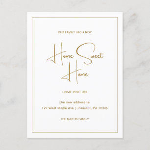 Invitación de movimiento de dirección nueva y dulc