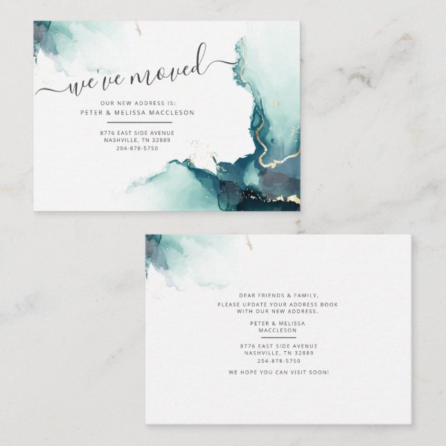 Invitación de movimiento de direcciones adicionale (Anverso / Reverso)