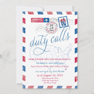 Invitación de movimiento de elementos militares de