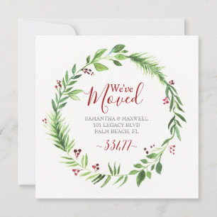 Invitación de movimiento de energía verde navidade