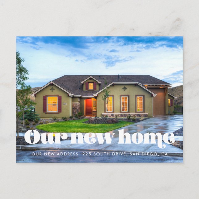 Invitación de movimiento de foto de guión retro vi (Anverso)