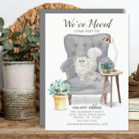 Invitación de movimiento de gato persa