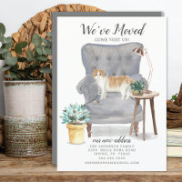 Invitación de movimiento de gatos en polvo de Esco