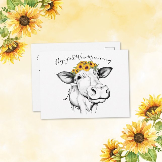 Invitación de movimiento de girasol de vaca con ma (Subido por el creador)