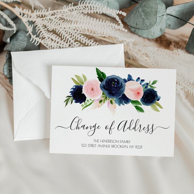 invitación de movimiento de hogar nueva, floral y  (Subido por el creador)