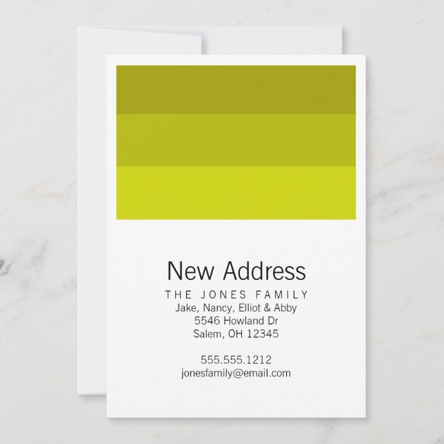 invitación de movimiento de la muestra de pintura (Anverso)