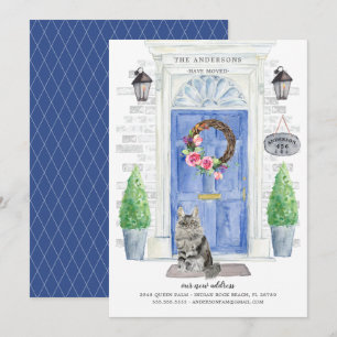 Invitación de movimiento de la puerta del gato Mai