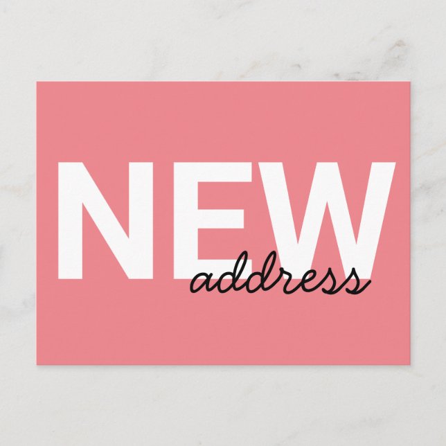 Invitación de movimiento de la tipografía rosa mod (Anverso)