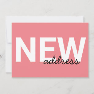 Invitación de movimiento de la tipografía rosa mod