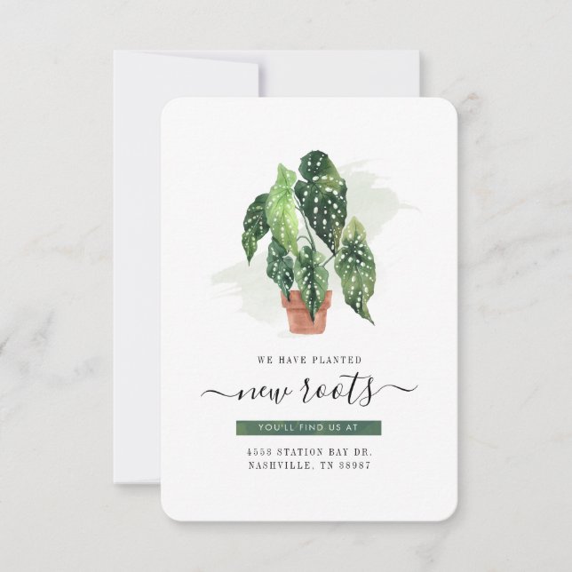 Invitación de movimiento de notificación de cambio (Anverso)