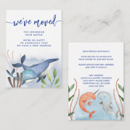 Invitación de movimiento de nueva dirección de bal