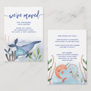 Invitación de movimiento de nueva dirección de bal