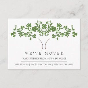 Invitación de movimiento de nuevo hogar de árbol c