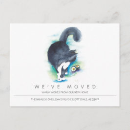 Invitación de movimiento de nuevo hogar de color d