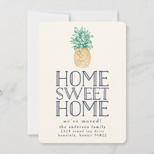 Invitación de movimiento de piña vintage