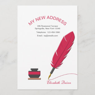 Invitación de movimiento de pluma Inkwell and Feat
