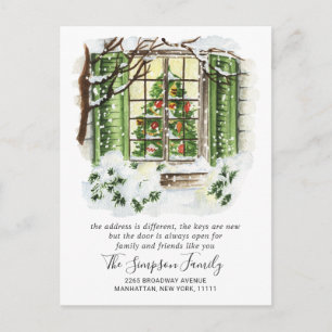 Invitación de movimiento de puertas para Navidades