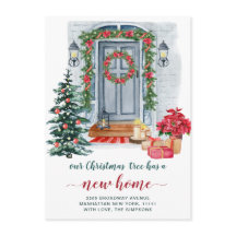 Invitación de movimiento de puertas para Navidades