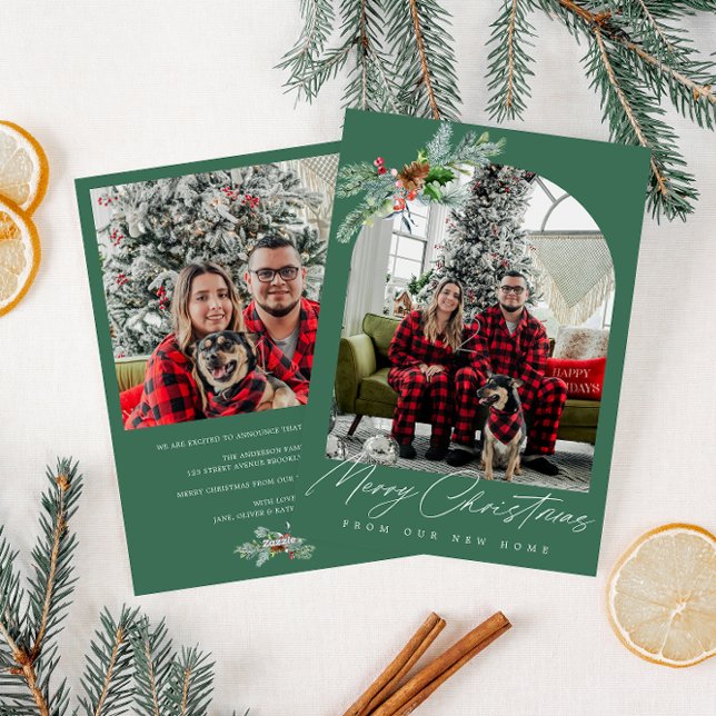 Invitación de movimiento de vacaciones verdes con  (Subido por el creador)