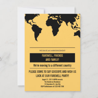 Invitación de movimiento geográfico