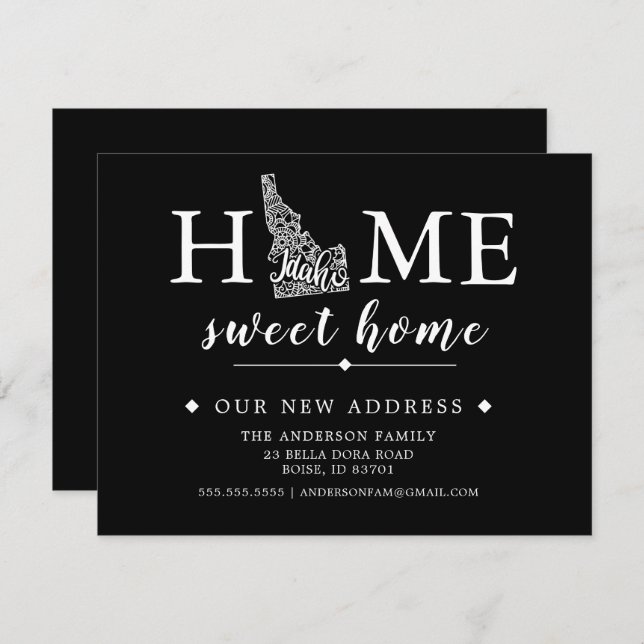 Invitación de movimiento IDAHO en color modificabl (Anverso / Reverso)