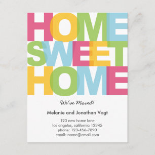 Invitación de mudanza a casa dulce