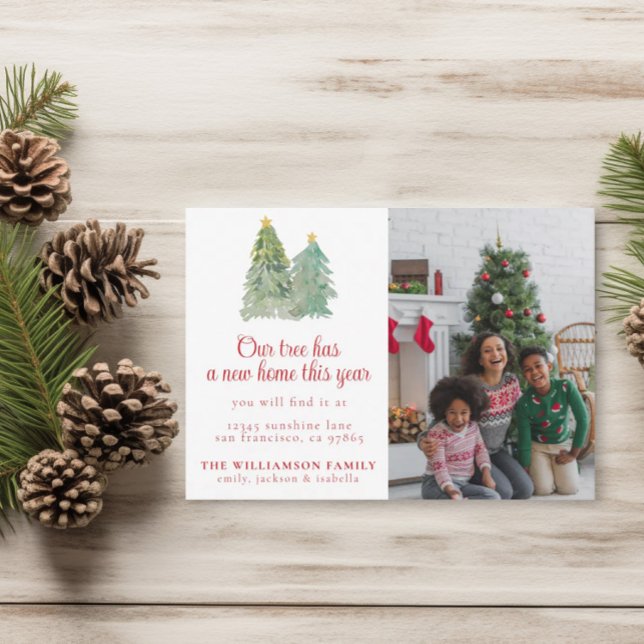 Invitación de mudanza de fotografía familiar de va (Subido por el creador)