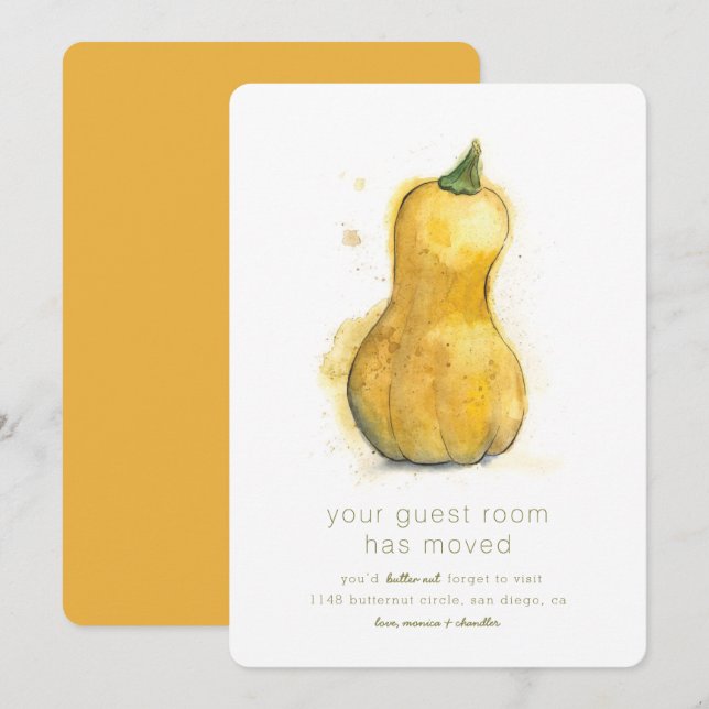 Invitación de mudanza de nuevo hogar divertida en  (Anverso / Reverso)