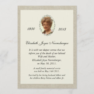 Invitación de muerte de la foto de aspecto de líne