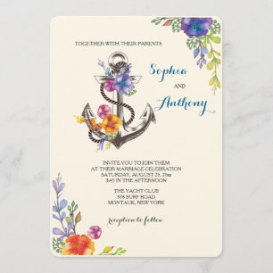 Invitación de Náutica Felicidad